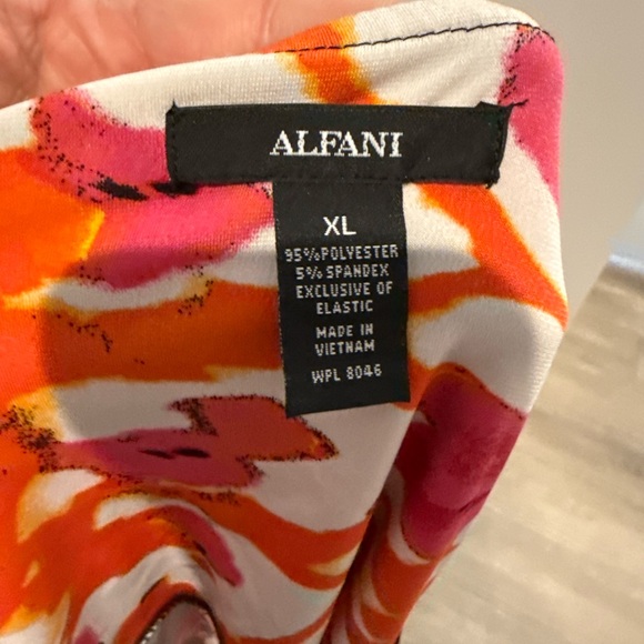 Alfani Women's Vibrant Abstract Blouse - Picture 3 of 3